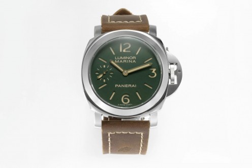 HW厂沛纳海PAM00911绿面限量款6497机芯手动机械腕表